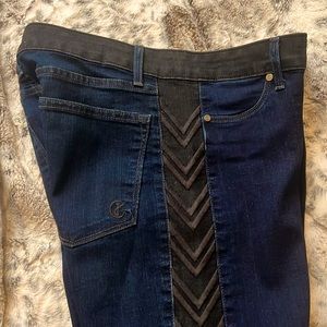 Cookie Johnson embellished jeans